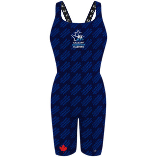 Calgary Aquamums - Classic Strap Long Knee Women Jammer