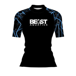 Beast Aquatics - Women's Surf UPF50+ Short Sleeve Rash Guard