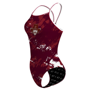Henderson County Aquatic Colonels - Skinny Strap Swimsuit