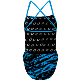 Grunge (2 colors) - "X" Back Swimsuit