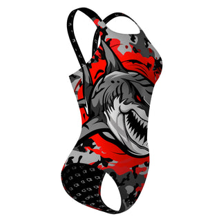 Johnnie Means Aquatics Tigersharks - Classic Strap Swimsuit