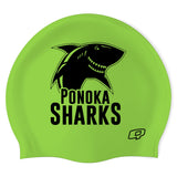 Ponoka Sharks - Silicone Swimming Cap