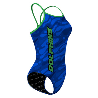 Hudson Valley Dolphins - Skinny Strap Swimsuit