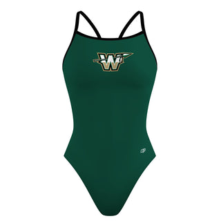 Wawasee Middle School - Skinny Strap Swimsuit