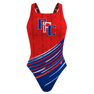 Fountain-Fort Carson Trojans - Classic Strap Swimsuit
