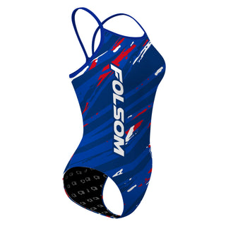 Folsom Bulldogs - Skinny Strap Swimsuit