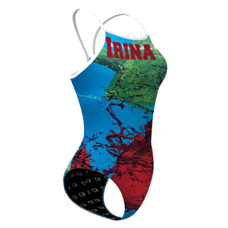 Irina Jaekel - Skinny Strap Swimsuit