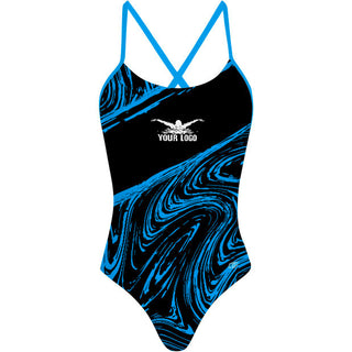 Tide (2 colors) - Tieback One Piece Swimsuit