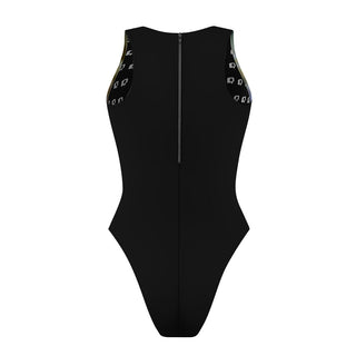 Beach Walk - Women's Waterpolo Swimsuit Cheeky Cut
