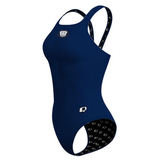Lakeview Academy - Solid Classic Strap Swimsuit - PERSONALIZED