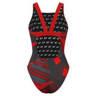 Deerfield High School Warriors - Classic Strap Swimsuit