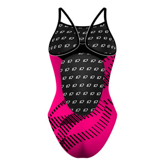 Domino effect - Skinny Strap Swimsuit