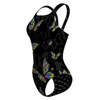 BLACK BUTTERFLY - Classic Strap Swimsuit