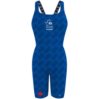 Calgary Aquamums - Classic Strap Long Knee Women Jammer