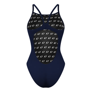 Brentwood Dolphin Swim Team - Solid Skinny Strap Swimsuit