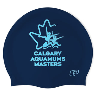 Calgary Aquamums - Classic Silicone Swimming Cap