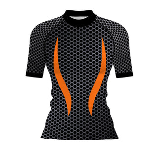 Okotoks Stingrays - Women's Surf UPF50+ Short Sleeve Rash Guard