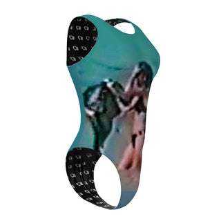Ozark Fun - Women's Waterpolo Swimsuit Cheeky Cut