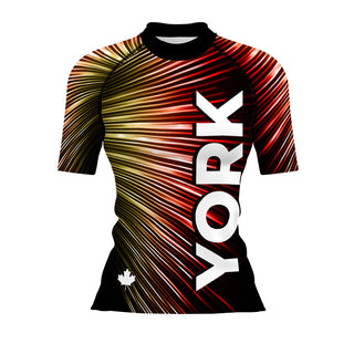 York (Montserrat) - Women's Surf UPF50+ Short Sleeve Rash Guard