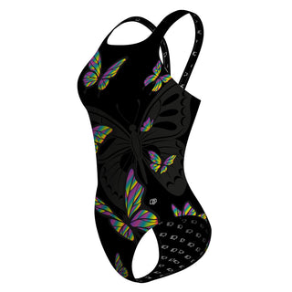 BLACK BUTTERFLY - Classic Strap Swimsuit
