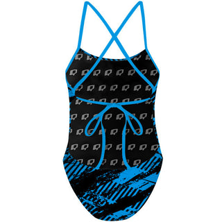 Grunge (2 colors) - Tieback One Piece Swimsuit