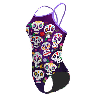 Calaveritas - Skinny Strap Swimsuit