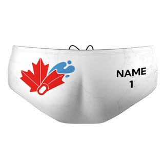 Canada Underwater Hockey FV - Classic Brief Swimsuit