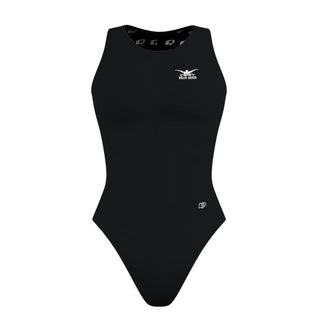 Left Logo - Solid Women's Waterpolo Swimsuit Classic Cut