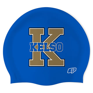 Kelso Highlanders (RBLU-03) - Wrinkle-Free Silicone Swimming Cap