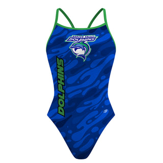 Hudson Valley Dolphins - Skinny Strap Swimsuit