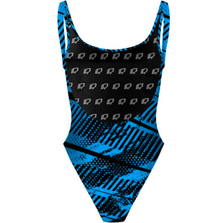 Grunge (2 colors) - High Hip One Piece Swimsuit