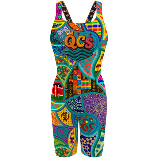 Evolutionary Aquatics - QCS - Classic Strap Long Knee Women Jammer