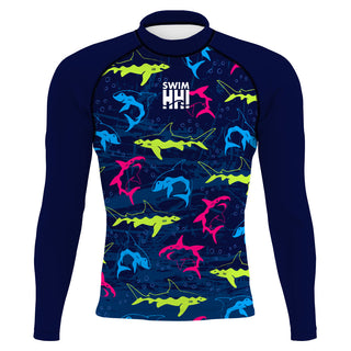 Shark HHI - Men's Surf UPF50+ Long Sleeve Rash Guard