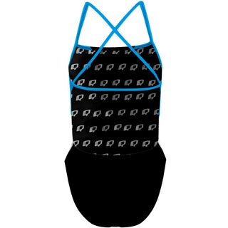 Spliced (3 colors) - "X" Back Swimsuit