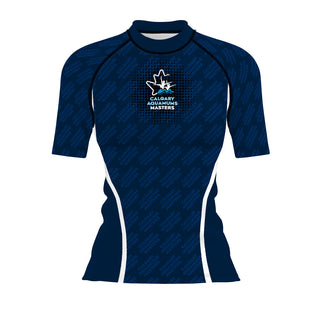 Calgary Aquamums - Women's Surf UPF50+ Short Sleeve Rash Guard