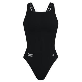Hip Logo - Solid Classic Strap Swimsuit