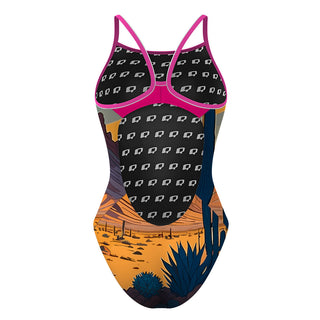 Calgary Aquamums - Skinny Strap Swimsuit