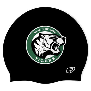 Sharon Heights (BLK/02) - Classic Silicone Swimming Cap