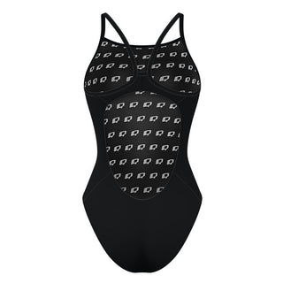 Life Time Philly Swim Team - Solid Skinny Strap Swimsuit - PERSONALIZED