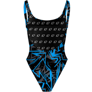 Labyrinth (3 colors) - High Hip One Piece Swimsuit
