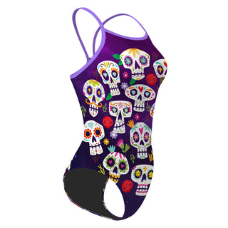 Calaveritas - Skinny Strap Swimsuit