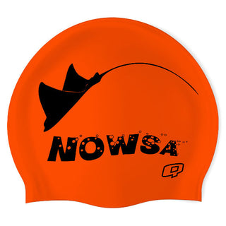 Nowsa (BLK/02) - Classic Silicone Swimming Cap