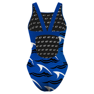 Carrollton Bluefins - Classic Strap Swimsuit