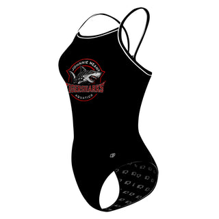 Johnnie Means Aquatic Tigersharks 26 - Skinny Strap Swimsuit