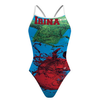 Irina Jaekel - Skinny Strap Swimsuit