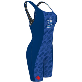 Calgary Aquamums - Classic Strap Long Knee Women Jammer