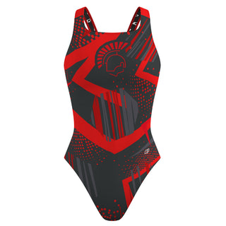 Deerfield High School Warriors - Classic Strap Swimsuit