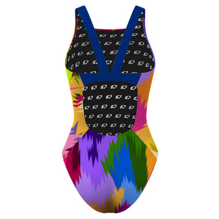 Border City CAT - Classic Strap Swimsuit
