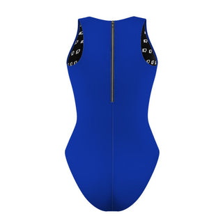 Lindy MMM - Solid Women's Waterpolo Swimsuit Classic Cut - PERSONALIZED