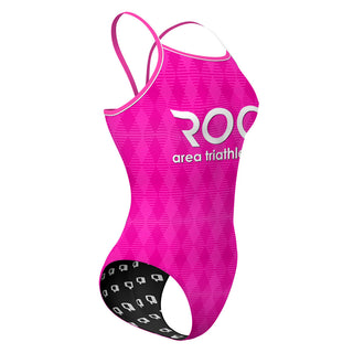RATS - Sunback Tank Swimsuit - PINK - Sunback Tank Swimsuit